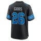 Men's Detroit Lions Jahmyr Gibbs Nike Black 2nd Alternate Game Jersey