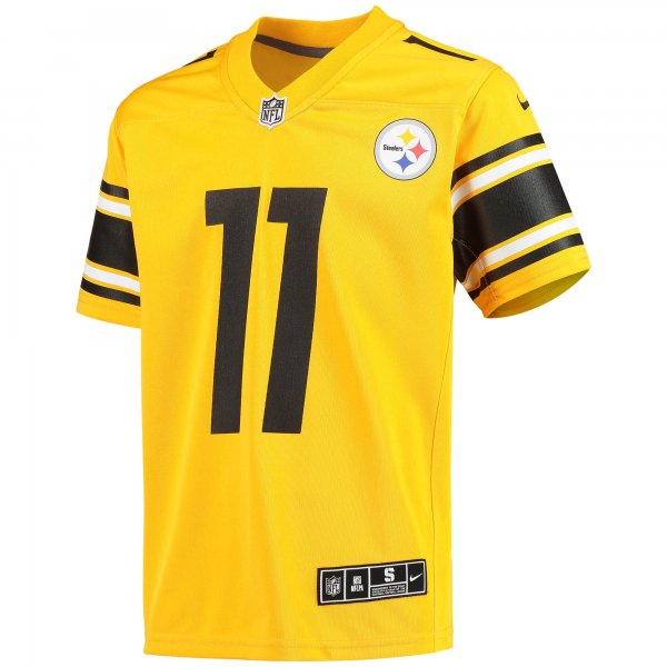 Youth Pittsburgh Steelers Chase Claypool Nike Gold Inverted Team Game Jersey