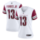 Women's Washington Commanders #13 Emmanuel Forbes Jr. Nike White Away Limited Jersey