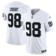 Men's Las Vegas Raiders #98 Maxx Crosby Nike White Vapor F.U.S.E. Limited NFL Jersey