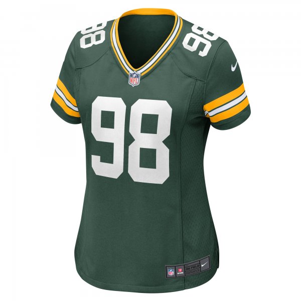 Women's Green Bay Packers Chris Slayton Nike Green Game Player Jersey