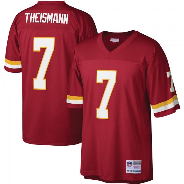 Men's Washington Football Team Joe Theismann Mitchell & Ness Burgundy Legacy Replica Jersey