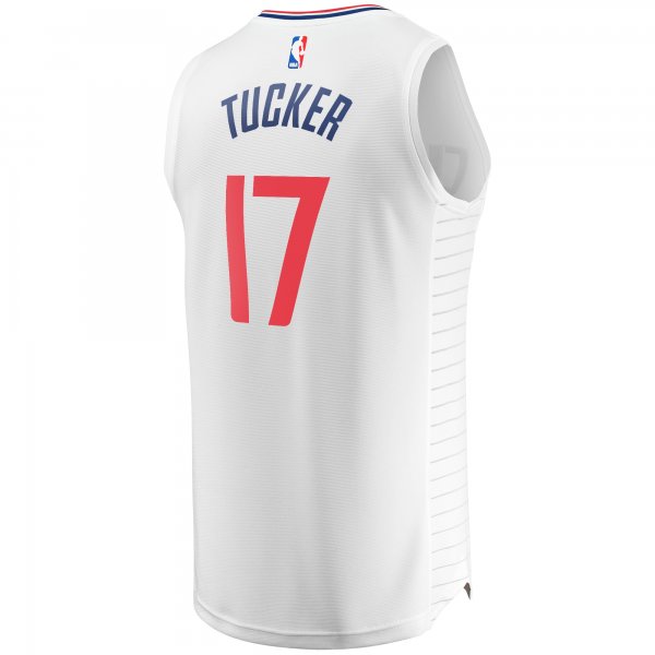 Men's LA Clippers PJ Tucker Fanatics White Fast Break Player Jersey - Association Edition