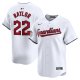 Men's Cleveland Guardians #22 Josh Naylor Nike White Home Limited Player Jersey