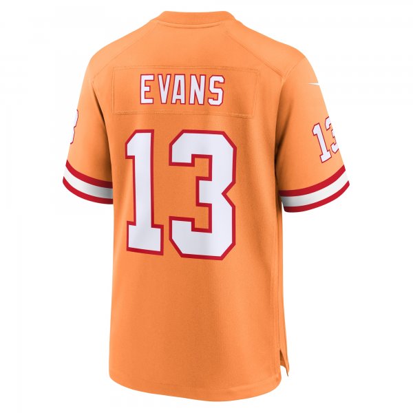 Men's Tampa Bay Buccaneers Mike Evans Nike Orange Throwback Game Jersey