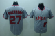 Los Angeles Angels of Anaheim #27 Vladimir Guerrero Stitched Grey MLB Jersey