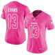 Nike Tampa Bay Buccaneers #13 Mike Evans Pink Women's Stitched NFL Limited Rush Fashion Jersey