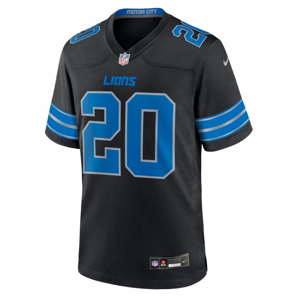 Men's Detroit Lions Barry Sanders Nike Black 2nd Alternate Retired Player Game Jersey