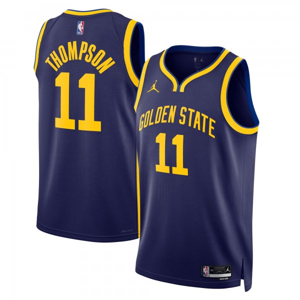 Unisex Golden State Warriors Klay Thompson Jordan Brand Navy Swingman Jersey - Statement Edition