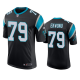 Men's Carolina Panthers Ikem Ekwonu Black 2022 NFL New Draft Vapor Limited Jersey