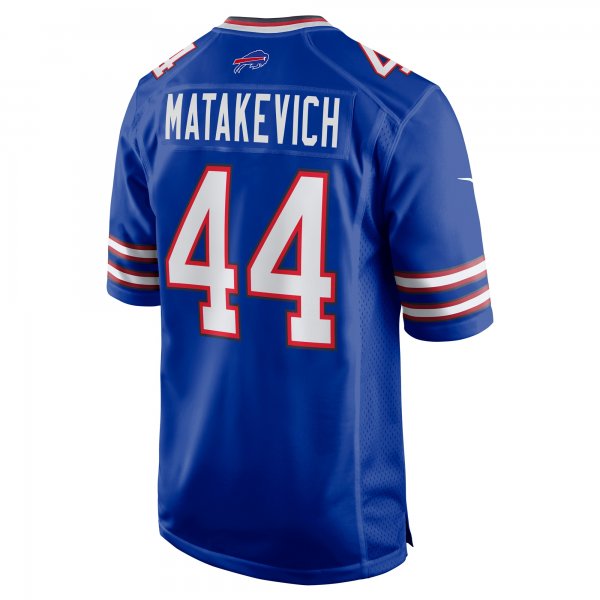 Men's Buffalo Bills Tyler Matakevich Nike  Royal  Game Jersey