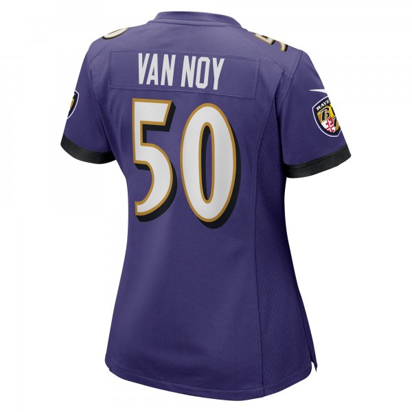 Women's Baltimore Ravens Kyle Van Noy Nike  Purple  Game Jersey