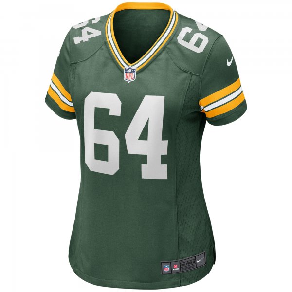 Women's Green Bay Packers Jerry Kramer Nike Green Game Retired Player Jersey