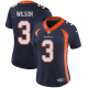 Women's Denver Broncos #3 Russell Wilson Navy Vapor Untouchable Limited Stitched Jersey