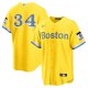 Men's Boston Red Sox David Ortiz Nike Gold Retired Player City Connect Replica Jersey