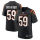 Men's Cincinnati Bengals Akeem Davis-Gaither Nike Black Game Player Jersey