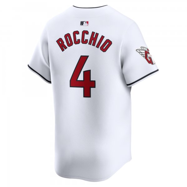 Men's Cleveland Guardians Brayan Rocchio Nike White Home Limited Player Jersey