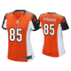 Women's #85 Tee Higgins Cincinnati Bengals Orange 2020 NFL Draft Game Jersey