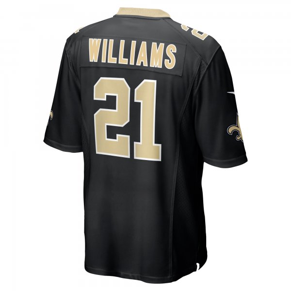 Men's New Orleans Saints Jamaal Williams Nike Black Game Player Jersey