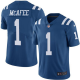 Men's Nike Indianapolis Colts #1 Pat McAfee Royal Blue Stitched NFL Limited New Color Rush Jersey