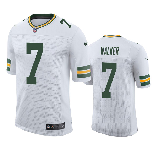 Men's Green Bay Packers Quay Walker White 2022 NFL New Draft Vapor Limited Jersey