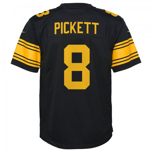 Youth Pittsburgh Steelers Kenny Pickett Nike Black Game Jersey