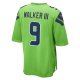 Men's Seattle Seahawks Kenneth Walker III Nike Neon Green  Game Jersey