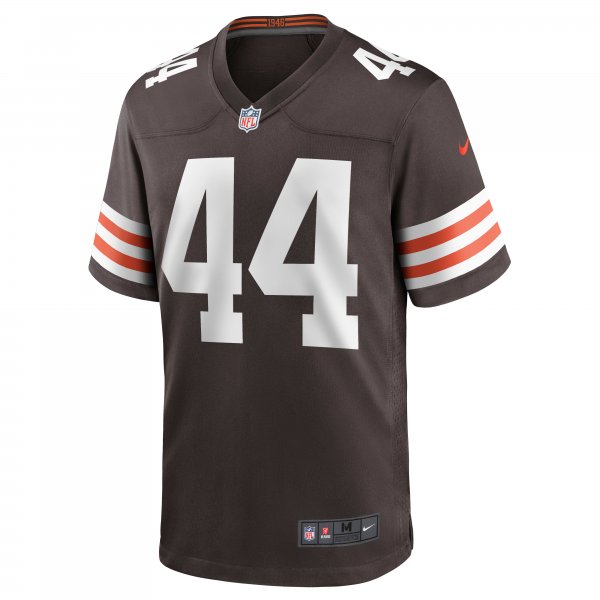 Men's Cleveland Browns Sione Takitaki Nike Brown Game Jersey