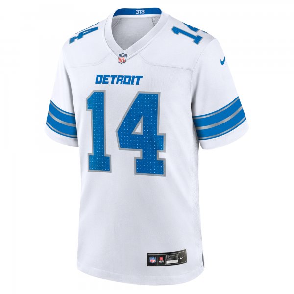 Men's Detroit Lions Amon-Ra St. Brown Nike White Game Jersey