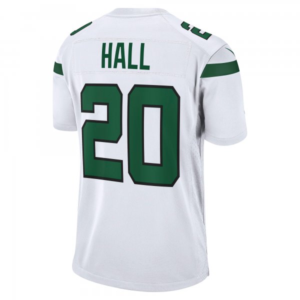 Men's New York Jets Breece Hall Nike White Away Game Player Jersey