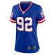 Women's New York Giants Michael Strahan Nike Royal Classic Retired Player Game Jersey