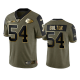 Kansas City Chiefs Nick Bolton Olive Gold 2021 Salute To Service Men's Limited NFL Jersey