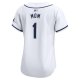 Women's Tampa Bay Rays Nike White #1 Mom Home Limited Jersey