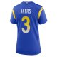 Women's Los Angeles Rams Cam Akers Nike Royal Game Jersey