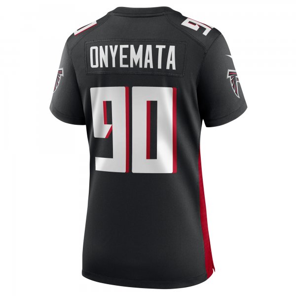 Women's Atlanta Falcons David Onyemata Nike Black Game Player Jersey