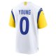 Men's Los Angeles Rams Byron Young Nike  White Team Game Jersey