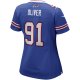 Women's Nike Ed Oliver Royal Buffalo Bills Game Jersey