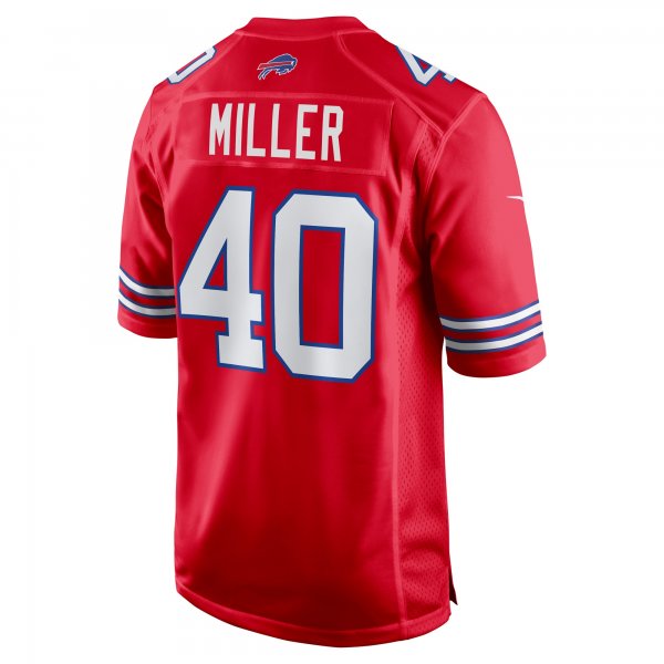 Men's Buffalo Bills Von Miller Nike Red Alternate Game Jersey