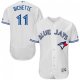 Men's Majestic Toronto Blue Jays #11 Bo Bichette White Flex Base Home Collection MLB Jersey