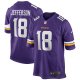 Men's Minnesota Vikings Justin Jefferson Nike Purple Player Game Jersey