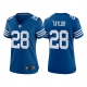 Women's Indianapolis Colts #28 Jonathan Taylor Royal 2021 Throwback Limited NFL Jersey