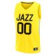 Men's Utah Jazz Jordan Clarkson Fanatics Yellow Fast Break Replica Jersey - Icon Edition