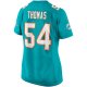 Women's Miami Dolphins Zach Thomas Nike Aqua Game Retired Player Jersey