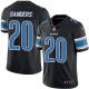 Men's Nike Detroit Lions #20 Barry Sanders Black Stitched NFL Limited New Color Rush Jersey