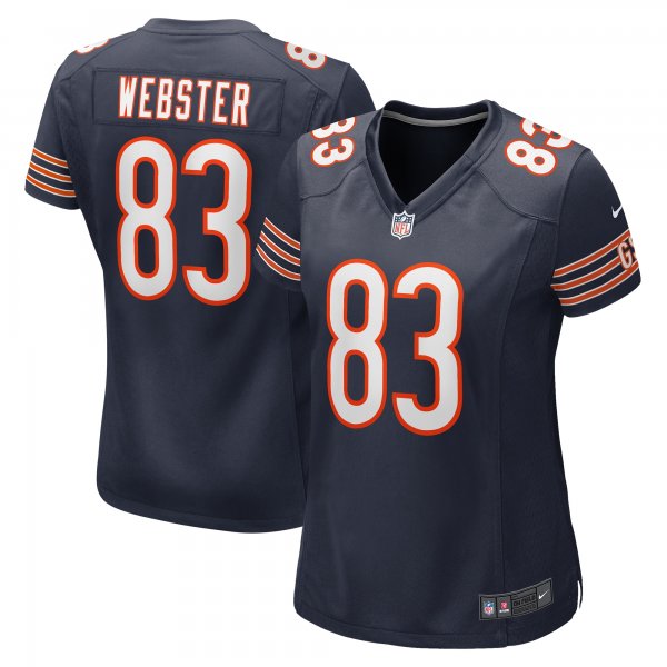 Women's Chicago Bears Nsimba Webster Nike  Navy Team Game Jersey