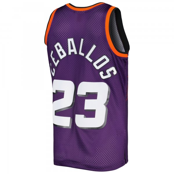 Men's Phoenix Suns Cedric Ceballos Mitchell & Ness Purple 1992/93 Hardwood Classics Swingman Jersey