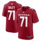 Men's Arizona Cardinals Dennis Daley Nike Cardinal Game Player Jersey