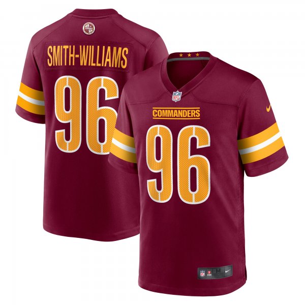 Men's Washington Commanders James Smith-Williams Nike Burgundy Game Player Jersey