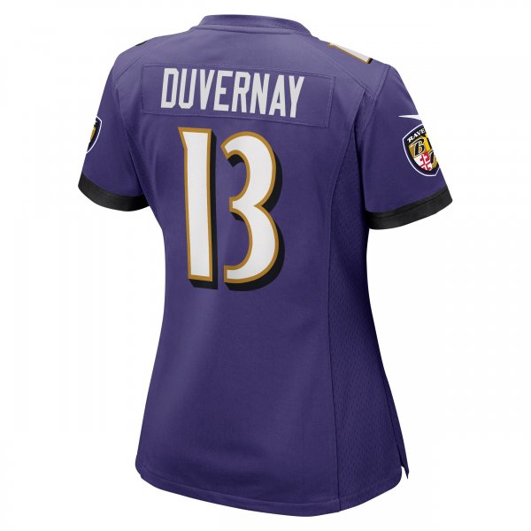 Women's Baltimore Ravens Devin Duvernay Nike Purple Game Jersey