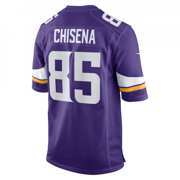 Men's Minnesota Vikings Dan Chisena Nike Purple Game Jersey